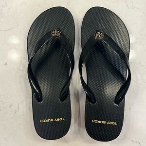 Tory Burch wedge heel flip-flops